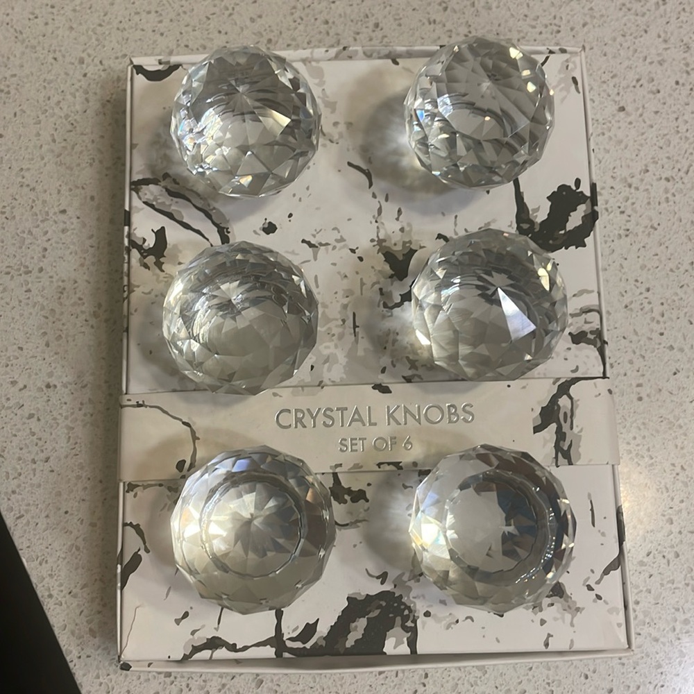 New Crystal Cabinet Drawer Knobs